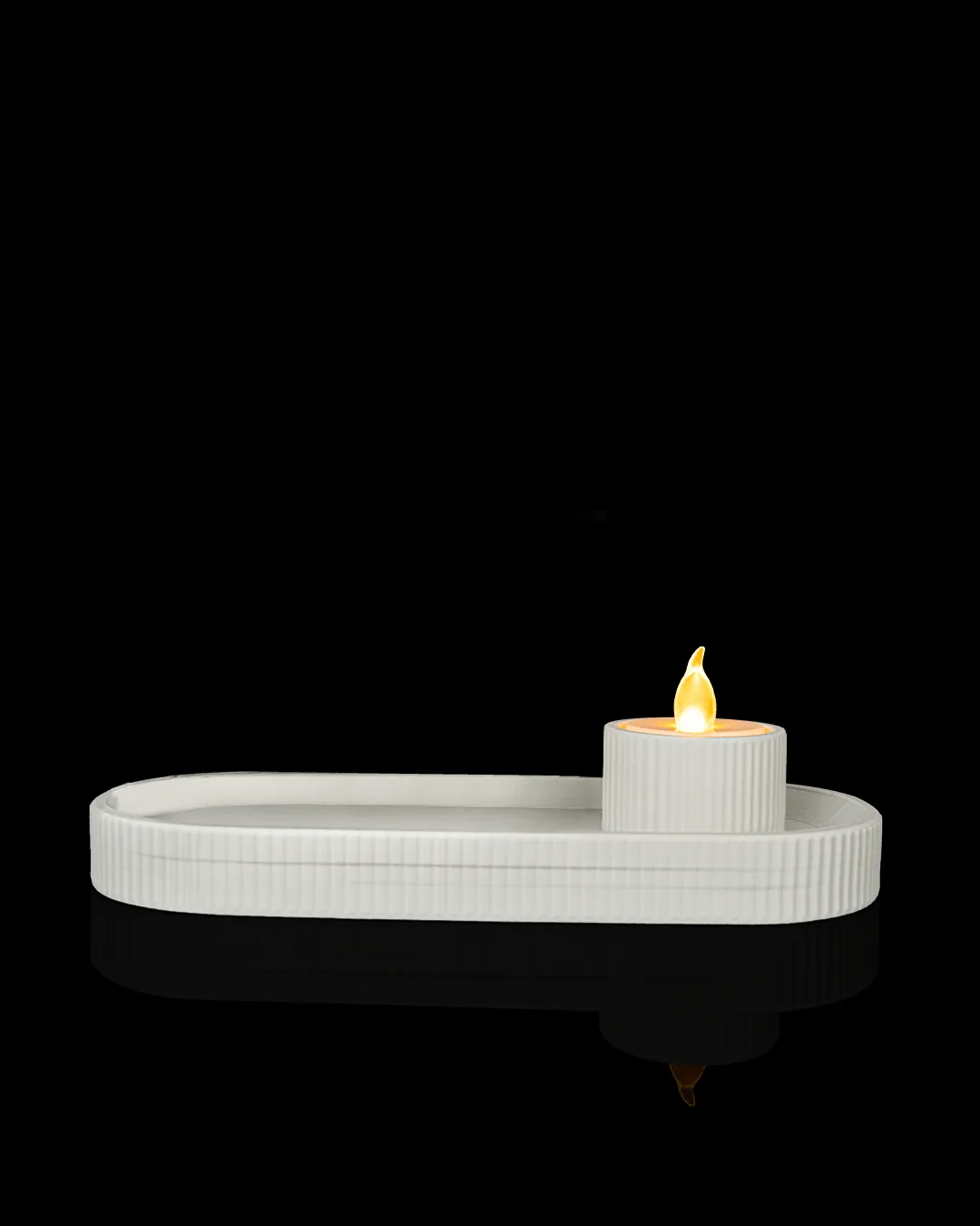 Bandeja Alongada com Porta-Velas (foto 1 de 7)