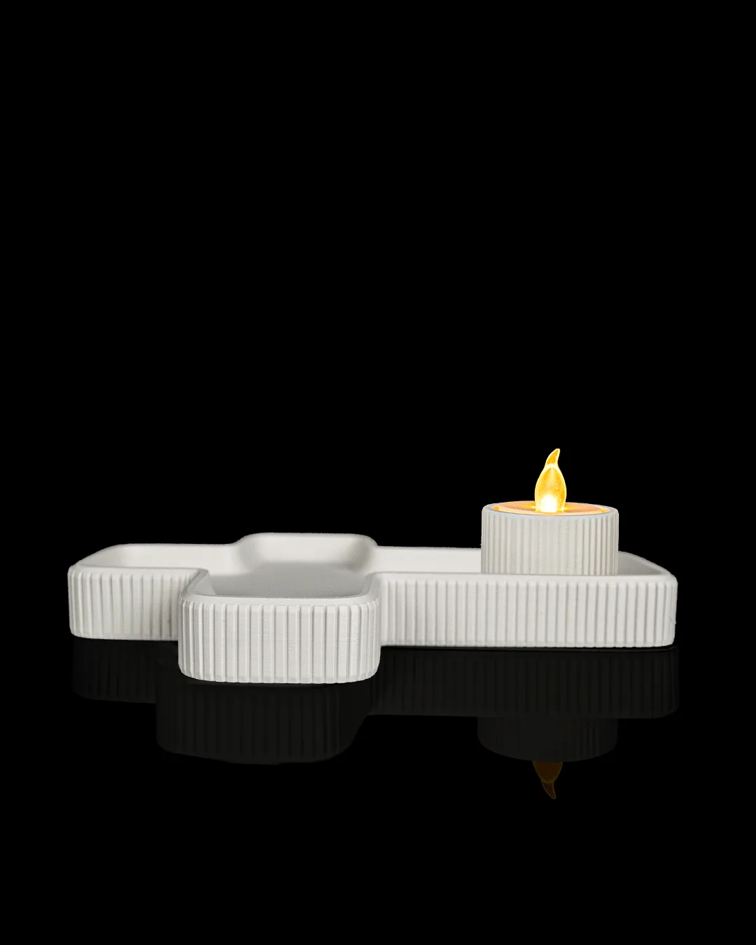 Bandeja Cruz com Porta-Velas (foto 1 de 5)